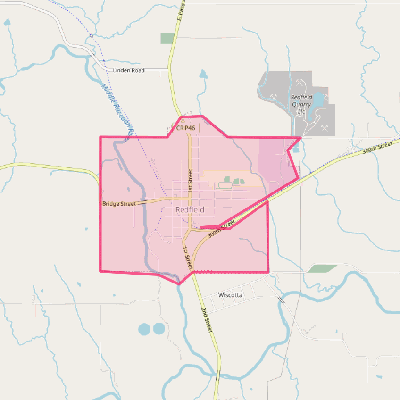 Map of Redfield