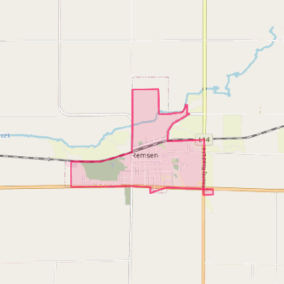 Map of Remsen