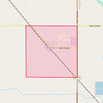 Map of Renwick