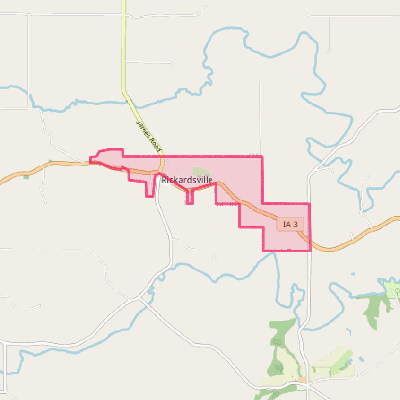 Map of Rickardsville