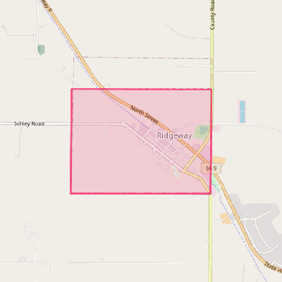 Map of Ridgeway