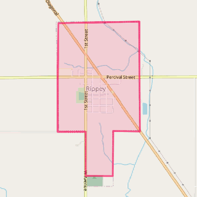 Map of Rippey