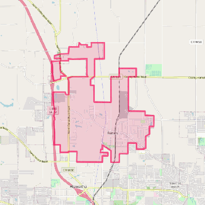 Map of Robins