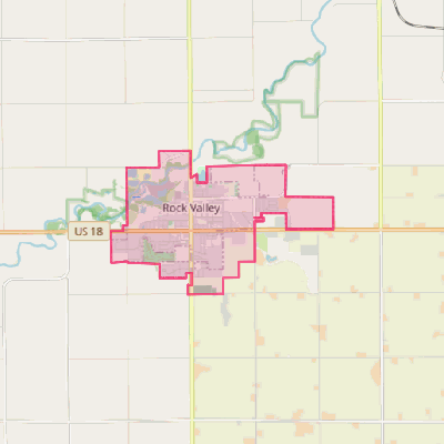 Map of Rock Valley