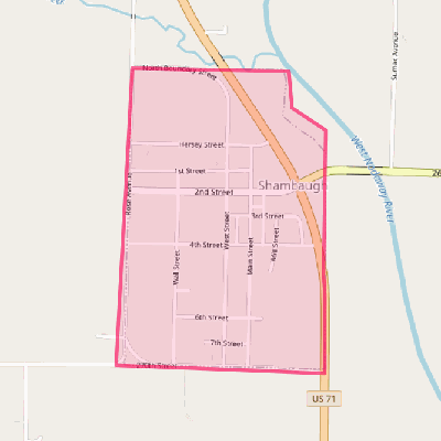 Map of Shambaugh