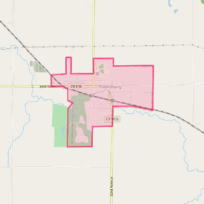 Map of Shellsburg