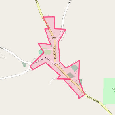 Map of Sherrill