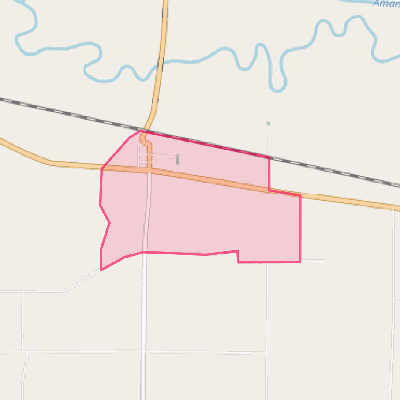 Map of South Amana
