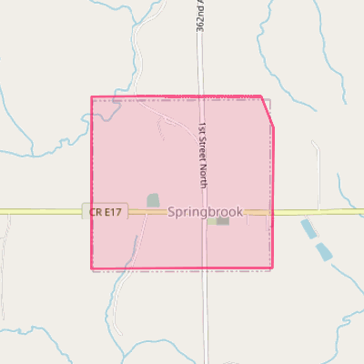 Map of Springbrook