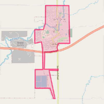 Map of Springville