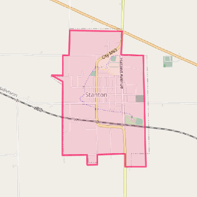 Map of Stanton