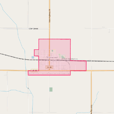 Map of Stanwood