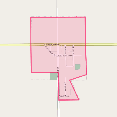 Map of Stout