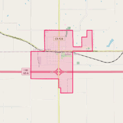 Map of Stuart