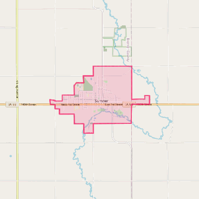 Map of Sumner