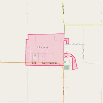 Map of Sutherland