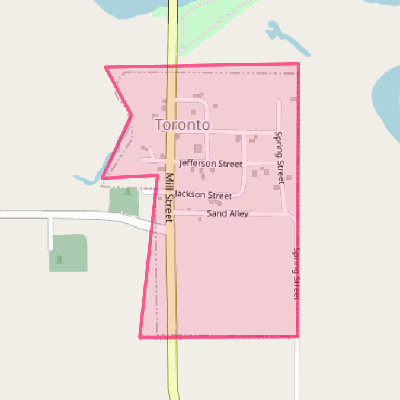 Map of Toronto