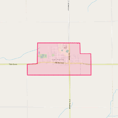 Map of Van Horne