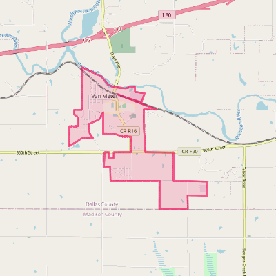 Map of Van Meter