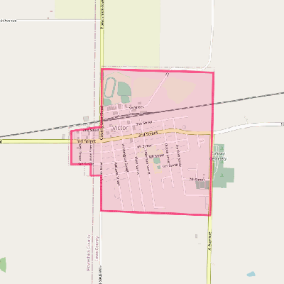 Map of Victor