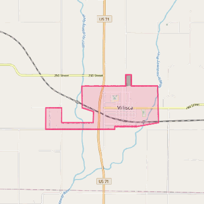 Map of Villisca