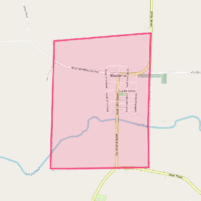 Map of Wadena