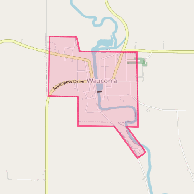 Map of Waucoma