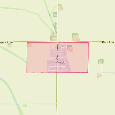 Map of Webb