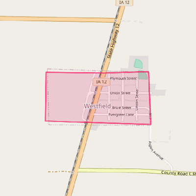 Map of Westfield