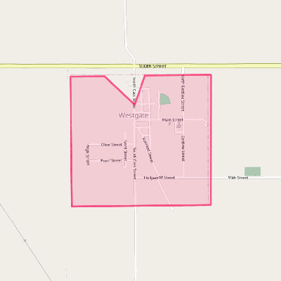 Map of Westgate