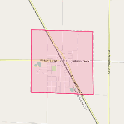 Map of Whiting