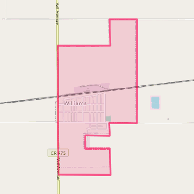 Map of Williams