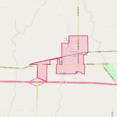 Map of Winthrop