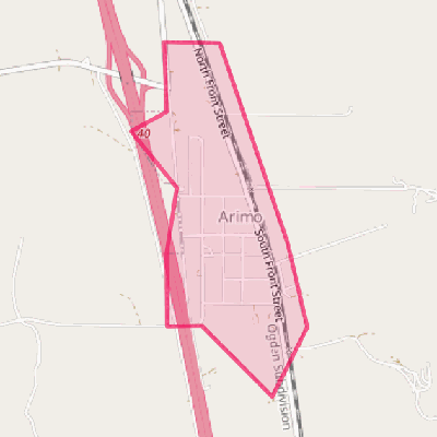 Map of Arimo