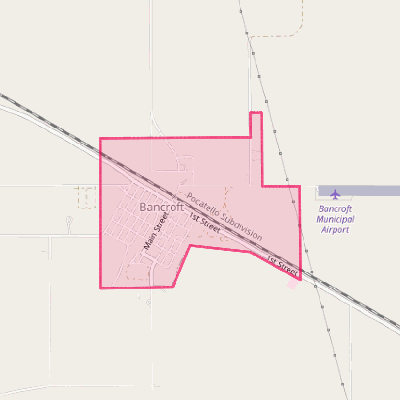 Map of Bancroft