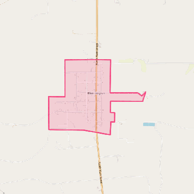 Map of Bloomington