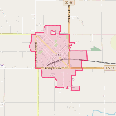 Map of Buhl