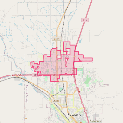 Map of Chubbuck