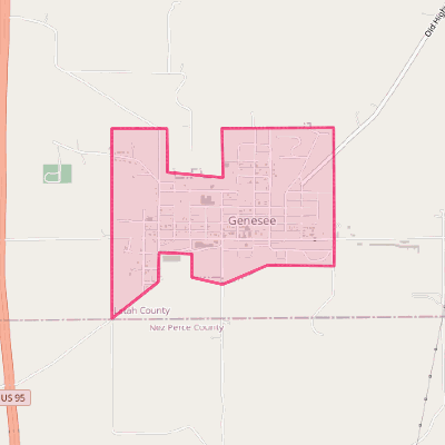 Map of Genesee