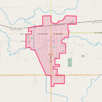 Map of Gooding