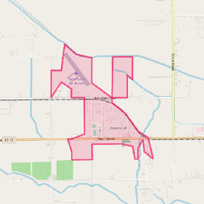 Map of Greenleaf