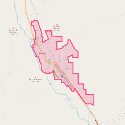 Map of Hailey