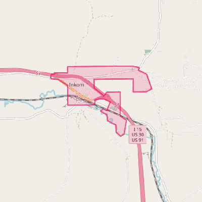 Map of Inkom