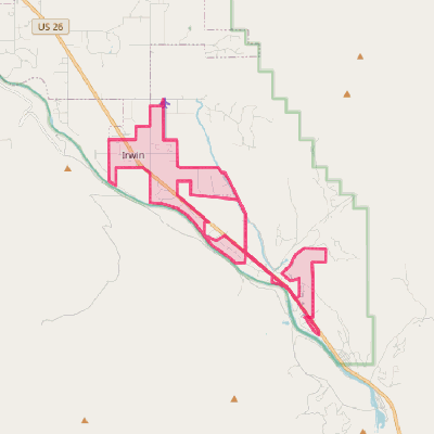 Map of Irwin