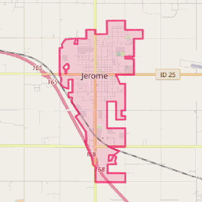 Map of Jerome