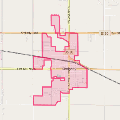 Map of Kimberly