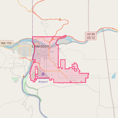 Map of Lewiston