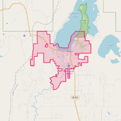 Map of McCall