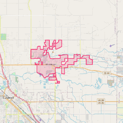 Map of Middleton