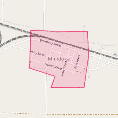 Map of Minidoka